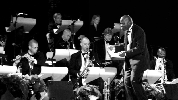 Charlton Singleton and the Charleston Jazz Orchestra (photo by Priscilla Thomas, courtesy of the JAC)